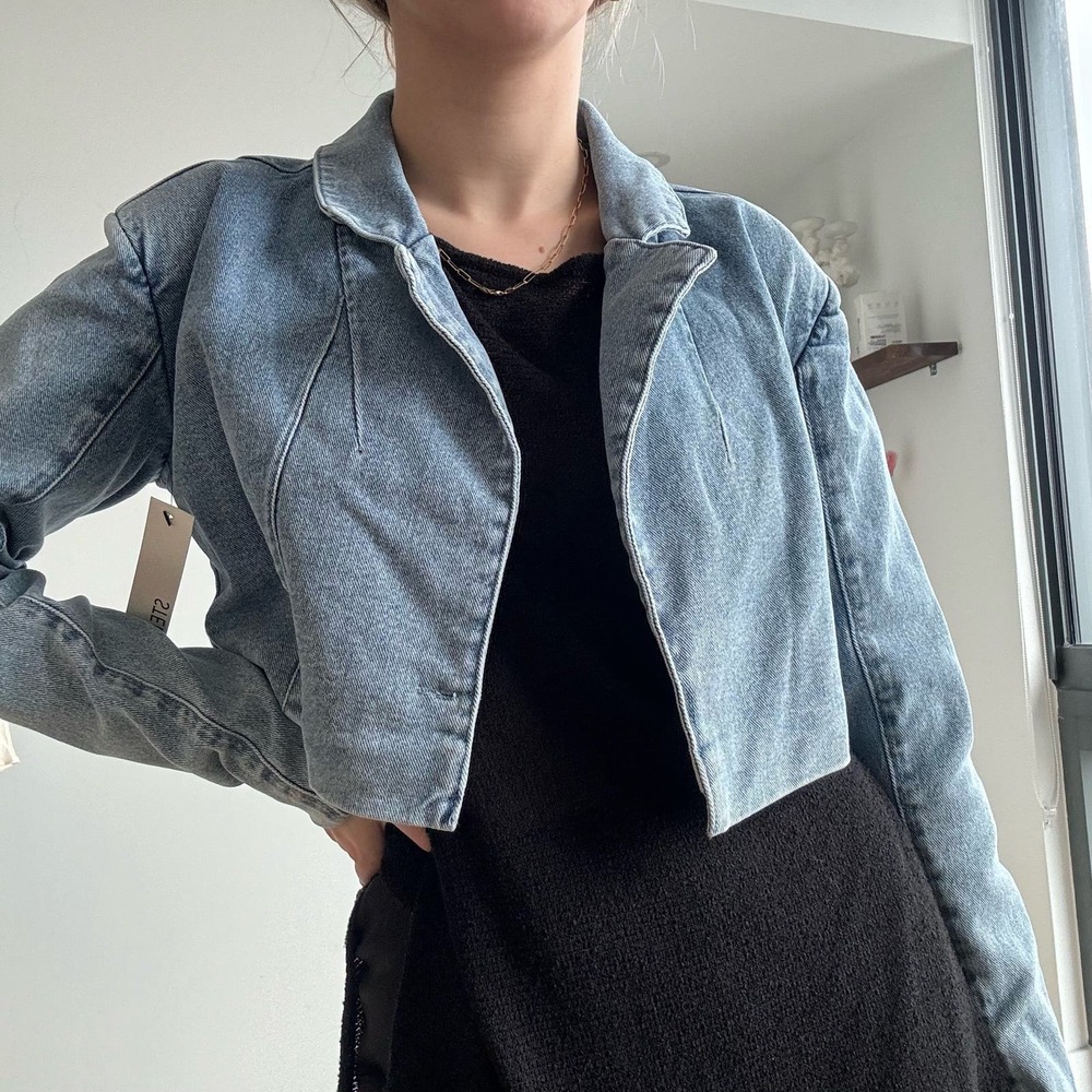 Steele Cropped Jean Jacket